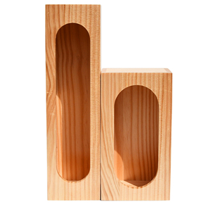 Organisateur de sac poubelle en bois de bambou naturel distributeur de sac en plastique permettant d'économiser de l'espace pour tout salon - Product Image 5