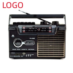 Band <b>Radio</b> Cassette Recorder With USB SD Slot And Built-In <b>Speaker</b> For Home Outdoor Use - Product Image 1
