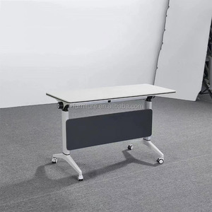 Modern Foldable Height <b>Adjustable</b> Desk Learning Training Chair <b>Table</b> <b>Adjustable</b> Meeting Desk <b>Adjustable</b> <b>Table</b> Desk - Product Image 5