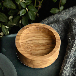 Custom Logo Carved Large Acacia Wood Serving <b>Bowl</b> Set- Includes Salad <b>Bowl</b> <b>and</b> <b>Plates</b> Natural Acacia <b>Bowls</b> Asian Zen Design - Product Image 2