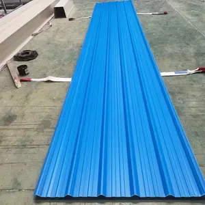 Su misura costruzione di plastica lamiera ondulata materiale di copertura pannelli del tetto in pvc tetto lamiera