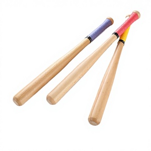 Bate de béisbol de madera natural, bate de entrenamiento duradero para práctica deportiva al aire libre y golpeo potente - Product Image 3