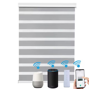 Tende Motorizzate di Qualità Alberghiera, Tende <span class=keywords><strong>a</strong></span> <span class=keywords><strong>Rullo</strong></span> Elettriche e Automatiche Grigie per Giorno e Notte, Canada - Product Image 4