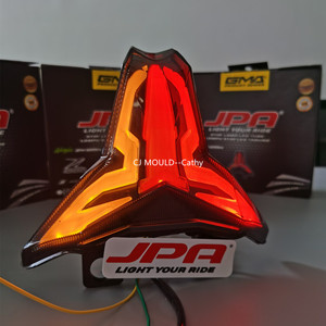 Luz de Freno Trasera LED Modificada JPA para Motocicleta <span class=keywords><strong>Kawasaki</strong></span> Ninja 250/400 Z1000, <span class=keywords><strong>Z400</strong></span>, ZX6R, ZX10R 2018 2019 - Product Image 3