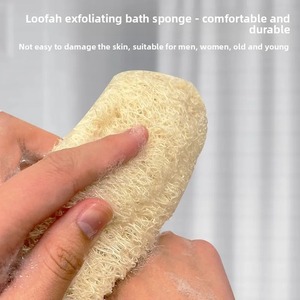 Éponge longue personnalisable pour le nettoyage de la peau, Loofah exfoliant, brosse de massage pour le corps, bain, douche, spa - Product Image 4