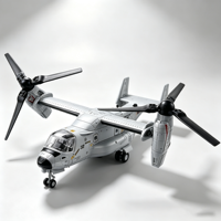 Modèle d'avion militaire à rotor inclinable V22 Osprey à l'échelle 1:72, modèle de collection statique d'avion de l'armée américaine, jouet pour les amateurs d'aviation