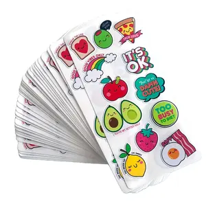 cheap printing cartoon kiss cut customable stickers a4 paper customised stickers sheet