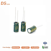Condensateur électrolytique en aluminium à faible impédance 16V 680uF, à bornes radiales 8x14mm, pour le filtrage de sortie des alimentations à découpage