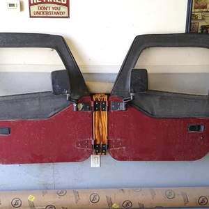 Car Door <b>Hinge</b> <b>Bracket</b> Steel 180 Degrees Pair For Jeep CJ YJ Door Repair Fixing Mounting <b>Bracket</b> - Product Image 2