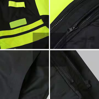 Vêtements de travail imperméables d'hiver pour les ouvriers, veste de sécurité mécanique pour hommes, vêtements de travail de construction personnalisés, veste de travail réfléchissante de sécurité