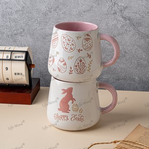 <span class=keywords><strong>Tasse</strong></span> d'eau rose et mignonne de cadeaux de <span class=keywords><strong>tasse</strong></span> en céramique de graffiti pour la petite amie et la maman - Product Image 3