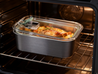 Ventes chaudes Nouveau design Contenant en acier inoxydable avec couvercle intégré Boîte en acier inoxydable Contenants de stockage étanches pour la cuisine