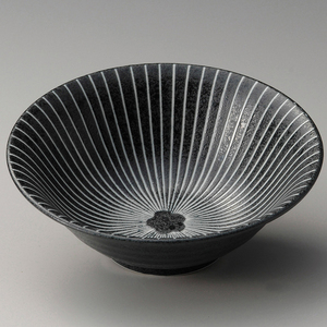 Konomi Đen 21.5cm bùng Bát Nhật Bản. Mẫu sọc trắng kn0000000274 - Product Image 1