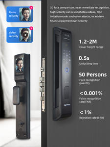 Cerradura Inteligente <span class=keywords><strong>Digital</strong></span> con Reconocimiento Facial 3D <span class=keywords><strong>Orbita</strong></span>, Precio de Fábrica, Cerraduras Inteligentes con Huella Dactilar Biométrica y Aplicación - Product Image 2