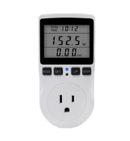 Soket Kontrol Suhu Digital EU dengan Probe Eksternal, Termostat Pemanas Pendingin, Steker 16A 230V, Tahan Gangguan IP45, Bahan PC