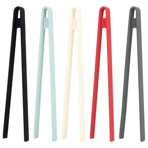 Silicone Food Clips V-Shaped Steak Grill Tongs Anti-Slip Heat Resistant <b>BBQ</b> Accessories For Cooking And Grilling - Product Image 2