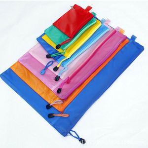 Pochette à fermeture éclair en PVC imperméable pour documents A4 B5 A5 B4, pochette transparente pour dossiers, impression de logo personnalisée pour le bureau et l'école - Product Image 1