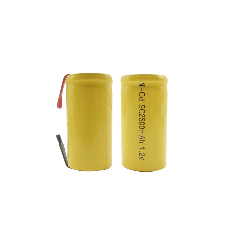 1,2 v ni cd de la batería 2500mah ni-cd sc nicd c recargable batería para herramienta eléctrica