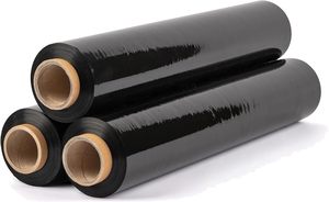 <span class=keywords><strong>Film</strong></span> étirable souple LIFE <span class=keywords><strong>SOL</strong></span> PE pour emballage, noir, 4 rouleaux, épaisseur 23 microns, durable, polyvalent, barrière protectrice, qualité machine - Product Image 3