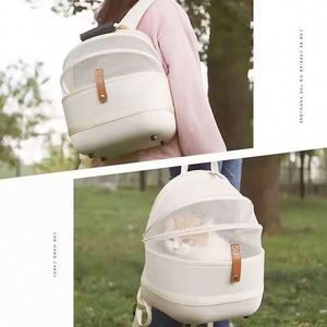 Échantillon gratuit, nouveau design, sac de transport pour chat 2 en 1, portable, extensible, pour voyages en plein air - Product Image 3