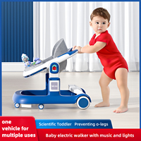 Nouveau Trotteur Bébé ZONGMAO 2024, Évolutif Assis-Debout, Multifonctionnel, Pliable, avec Roues à Disque Musical, Châssis en Plastique, Charge 20KG