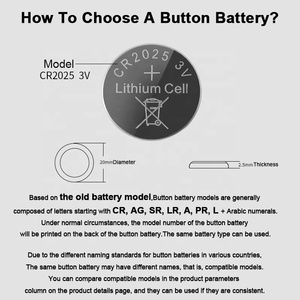 Pilas de Litio CR2025 de 3V de Alta Capacidad PUJIMAX, Tipo Botón Plano, para Llaves de Coche, Luces LED, Termómetros y Dispositivos de Bajo Consumo - Product Image 3