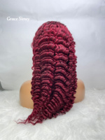 Perruques en cheveux humains à boucles longues et lisses, avec dentelle frontale 13*4, pour femmes, vente en gros