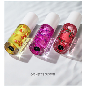 Aceite Labial Vegano Hidratante de Alta Calidad con Sabor a Frutas, Brillo Labial Humectante de Larga Duración, Cuidado Labial, Aceite Labial de Marca Privada - Product Image 4