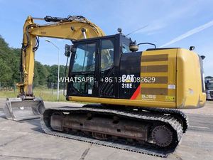 Excavadora Usada Original Japonesa Caterpillar 318, CAT318D2 318, Retroexcavadora Hidráulica con Martillo de Cinta Transportadora - Product Image 5