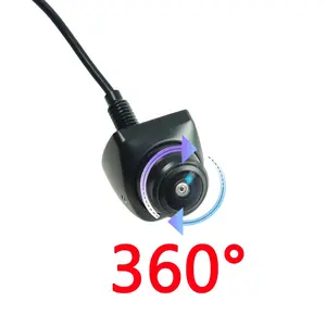 Hesida 1080P ראיית לילה 360 תואר מתכוונן Fisheye מתכת מקרה רכב הפוך גיבוי מצלמה קדמי/צד/מבט אחורי מצלמה