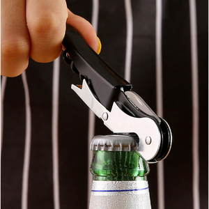 Ouvre-bouteille multifonctionnel en acier inoxydable et alliage de zinc, tire-bouchon pour ouvrir les bouteilles de bière et de vin - Product Image 4