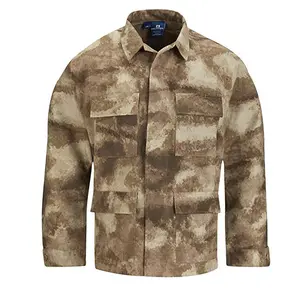 BDU США A-TACS AU Camo форма для мужчин боевой форма рубашки для мальчиков BDU Militar тактические куртки