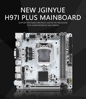Carte mère JGINYUE H61M B75M H81M B85M H97M M-ATX H97I Plus ITX LGA1150 1155 compatible avec les processeurs Intel I3 I5 I7 DDR3