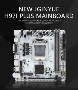 JGINYUE H97 ITX LGA 1150 placa base Mini-ITX H97I PLUS compatible con Intel I3 i5 i7 CPU <span class=keywords><strong>DDR3</strong></span> 1600MHz 16GB M.<span class=keywords><strong>2</strong></span> NVME SATA USB3.0 VGA - Product Image 2