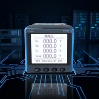 EASTSONG ES600 Dispositivo Inteligente Inalámbrico de Medición de Temperatura, 3 Canales, Pantalla LCD, RS485 Modbus RTU, Trifásico, IP65