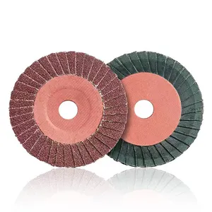 4 inç kesme diski aşındırıcı araçlar üretici paslanmaz çelik Metal parlatma için alüminyum oksit flap Disk zımpara Disk