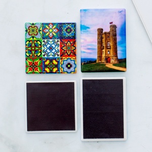 Tự làm hình chữ nhật thăng hoa trống gốm tủ lạnh nam châm biểu tượng tùy chỉnh quà lưu niệm quà tặng UV in ấn tủ lạnh nam châm cho trang trí - Product Image 6