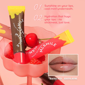 Dissolve le linee delle labbra profondamente nutre idratante leggermente rimuove la pelle morta tenero lucidalabbra al burro - Product Image 3