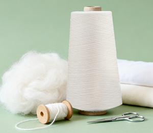 70/30 모달 PLA 혼합사 50s, 생분해성 친환경 섬유 - Product Image 1