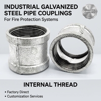 Attache en fil galvanisé pour cerclage interne FM/Certifié 1-4 pouces pour l'incendie, l'alimentation en eau, le drainage, l'évacuation – Vente directe usine