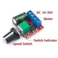 Module de commutation de régulation de vitesse réglable PWM DC 4.5V-35V 5A 90W, puissance maximale, pour kit de bricolage STM