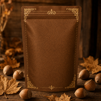 Pochette refermable personnalisée avec logo, écologique, en PET/VMPET/PE, anti-odeur, qualité alimentaire
