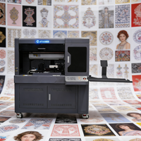 Printer UV Silinder ATUE 360 Baru Ukuran A3 untuk Kepala Cetak I1600 Mesin Pelabel Botol dan Gelas Otomatis Garansi 1 Tahun