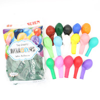 Vente en gros de ballons en latex mats multicolores de 5 pouces pour les décorations de fête d'anniversaire et de Noël