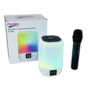 Ambient <b>Light</b> Speaker With Colorful <b>Led</b> <b>Night</b> <b>Light</b> Desk Lamp For Music Atmosphere Outdoor Use - Product Image 5