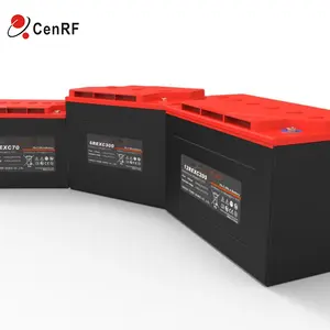 Faible taux d'auto-décharge 12V 100Ah Batterie au plomb 12V 200Ah Séparateur de batterie au plomb