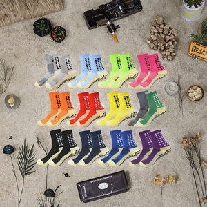 <span class=keywords><strong>Calcetines</strong></span> de Fútbol Personalizables, Delgados, con Agarre, <span class=keywords><strong>Antideslizantes</strong></span>, Deportivos, Tejidos, Cómodos, para Otoño, con Impresión Digital - Product Image 3