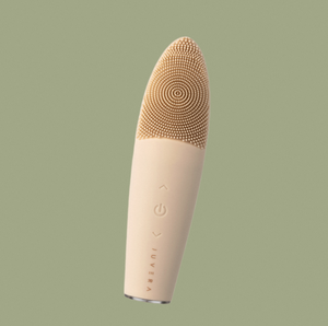 Premium Plus Electric <b>Silicone</b> Face Brush Sonic Vibration Rechargeable Waterproof Deep Pore Cleansing Skincare <b>Tool</b> - Product Image 1