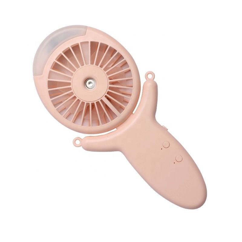 Высококачественный портативный Электрический перезаряжаемый подвесной шейный вентилятор с распылителем, мини USB вентилятор с ремешком