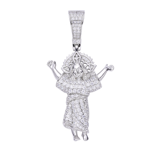 Ciondolo all'ingrosso con zircone personalizzato per bambini piccolo ragazzo angelo custode - Product Image 1
